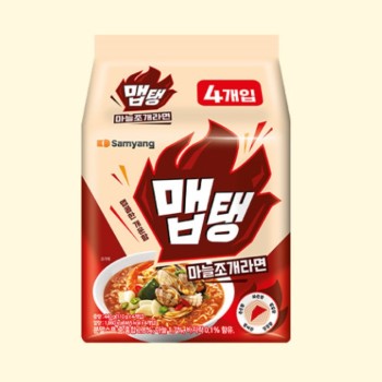 [삼양] 맵탱 마늘조개라면 X 4개