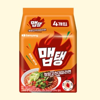 [삼양] 맵탱 청양고추대파라면 110g X 4개