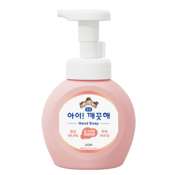 아이깨끗해 핸드워시 모이스처 복숭아 용기 250ml / 거품형 손세정제