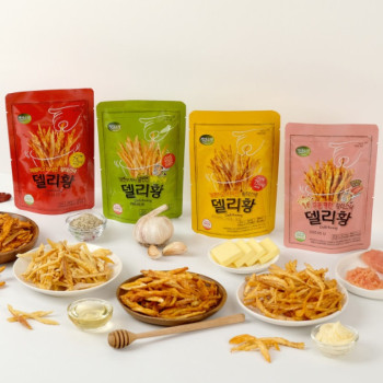 델리황 75칼로리 단백질간식 황태스낵 맥주안주 톡 15g / 20g