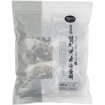 바다소리 천연 다시팩 깔끔한 멸치해물 국물팩 450g