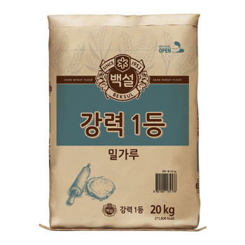 백설 강력밀가루 대용량 20kg, 1개