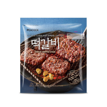 신세계푸드 피코크 직화구이 떡갈비 450g 2팩+2팩 맛집 반찬 냉동