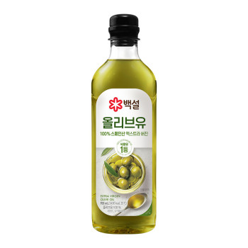 백설 올리브유 900ml, 3개