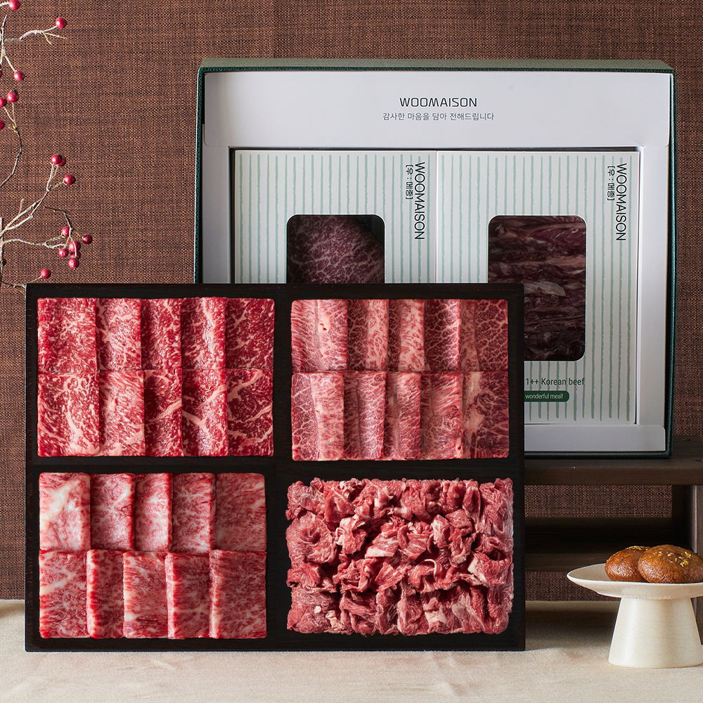 おひさま　せいなるおまもり＆バングルメット まとめ 우메종] 1++한우선물세트 마장동 소고기 꽃등심 살치 채끝 안심 가정의