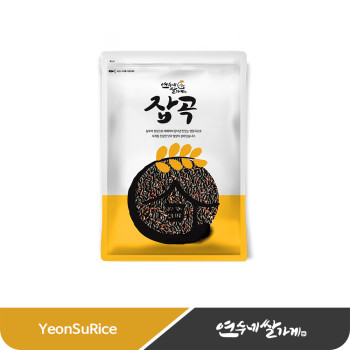 국산 찰흑미 1kg/2kg(1kgX2) 찰흑현미