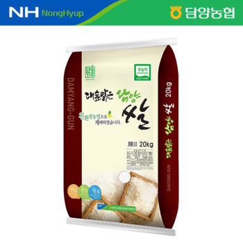 [24년(상등급)] 담양농협 대숲맑은 담양쌀 무농약쌀 20kg