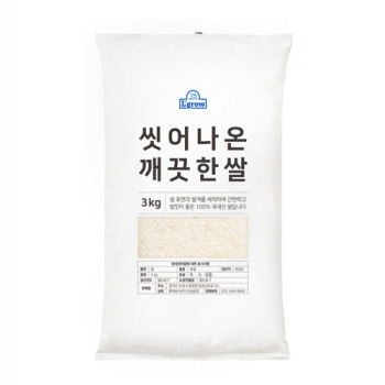 [24년 햅쌀] L-grow 씻어나온 깨끗한쌀 혼합 3kg