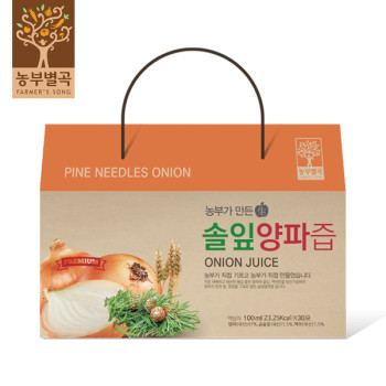 [농부별곡] 농부가 만든 솔잎양파즙 100ml 30포 / 60포 택1