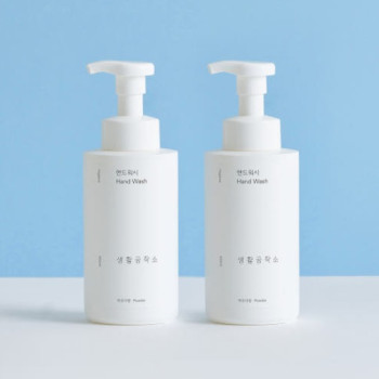 [생활공작소] 핸드워시 용기 솝 500ml 1+1(2개) / 손세정제 향선택