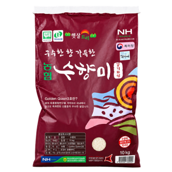 [2026년 햅쌀] 구수한 팝콘향 수향미 10kg / 경기미 상등급