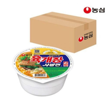 [농심] 육개장 사발면 작은컵 86g, 6개입/24개입