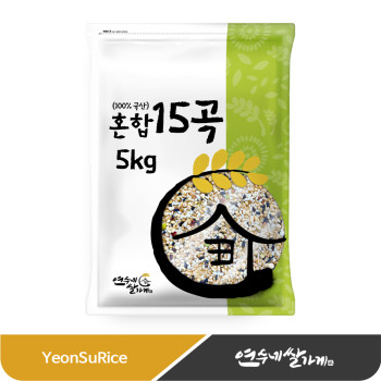 국산 혼합잡곡 15곡 5kg 대용량 건강혼합 햇곡