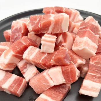 육즙 가득 큐브 칼집 한입 삼겹살 500g