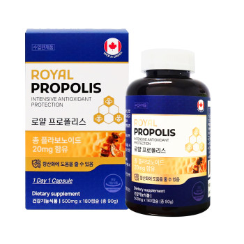 로얄 프로폴리스 500mg*180캡슐 (6개월분)