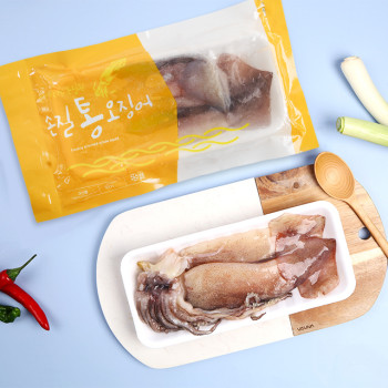 신선하게 손질된 통 오징어 220g(2미) x 3팩