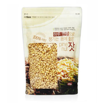 [24년 햇잣/백잣/300g] 가평잣(국내산)/하루한줌_건강 잣 300g