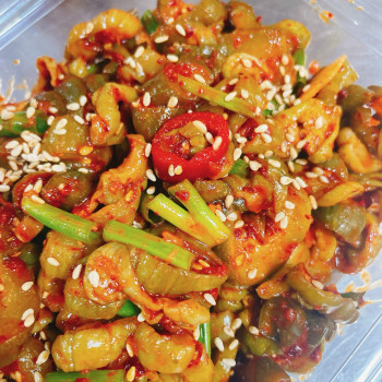 순수한반찬] 여름 한정 전통 방식 수제 국내산 오이지 무침 250g