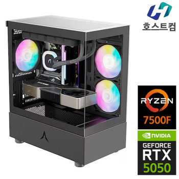 AMD 라이젠5 7500F RTX 5050 롤 발로란트 배틀그라운드 게이밍 조립컴퓨터