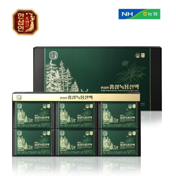 [농협홍삼 한삼인] 홍삼녹용진액 60 mL × 30포
