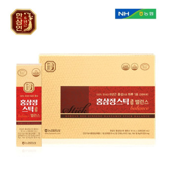 [농협홍삼 한삼인] 홍삼정스틱 밸런스 10 mL × 32포