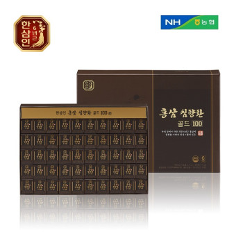 [농협홍삼 한삼인] 홍삼침향환골드100 3.75g × 100환