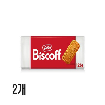 로투스 비스코프 125g 커피과자, 2개