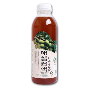 [3+1/총 4병_매실 60%] 다온 무농약 매실원액 900ml (총 4병)