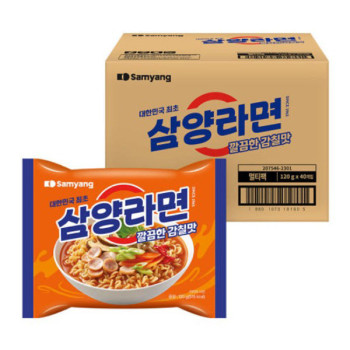 [삼양식품] 삼양라면(5입멀티) 40개입