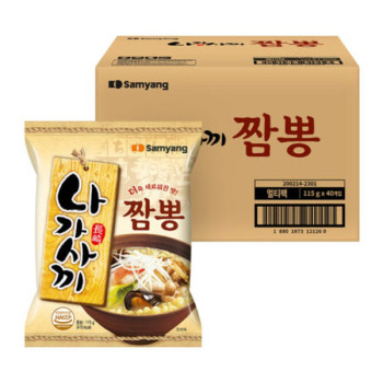 [삼양식품] 나가사끼짬뽕(5입멀티) 40개입