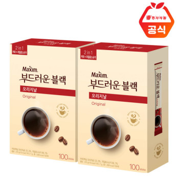 [맥심] 부드러운 블랙 오리지날 100T+100T 총200T