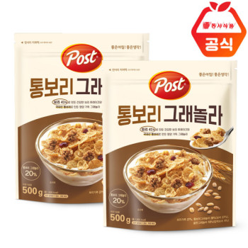 [동서] 포스트 통보리 그래놀라 500gx2개입