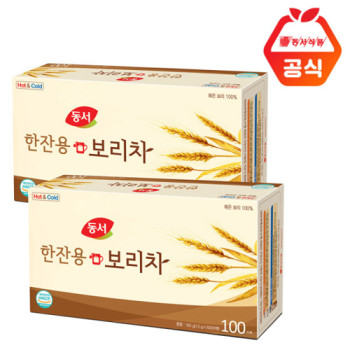 [동서] 한잔용 보리차 100Tx2 총200T