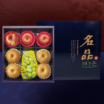 [노블] 사각 샤인 3종세트 실속 1호 (3.8kg/샤인머스켓1+사과3+배4)