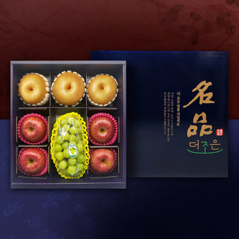 [노블] 사각 샤인 3종세트 실속 1호 (3.5kg/샤인머스켓1+사과4+배3)