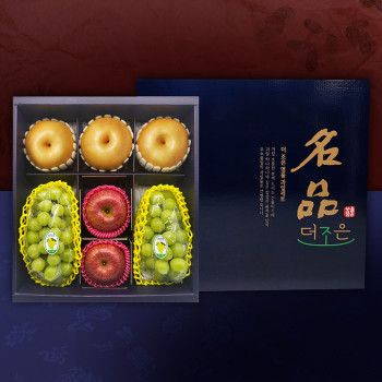 [노블] 사각 샤인 3종세트 프리미엄 2호 (3.9kg/샤인머스켓2+사과2+배3)