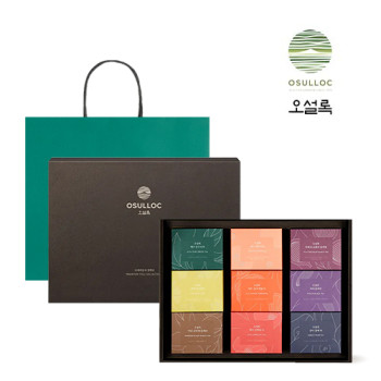 [오설록] 프리미엄 티 컬렉션 9종*10입, 총90입(선물포장+쇼핑백)