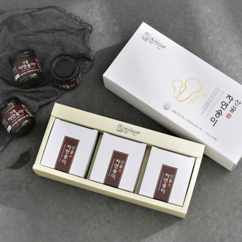 [참자연] 산꿀자연송이 꿀담은 선물세트 (유리병) 110g 3병 / 200g 2병 택1