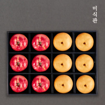 [25추석][미식관] 프리미엄 사과+배 선물세트 [4.2kg-6.1kg]