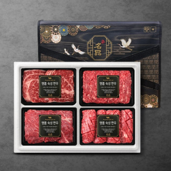 [25추석][미식관] 숙성 1++(8)투뿔 정육혼합세트 [1.6kg]