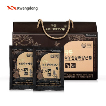 [광동] 녹용산삼배양근 골드 선물세트 50ml * 30포