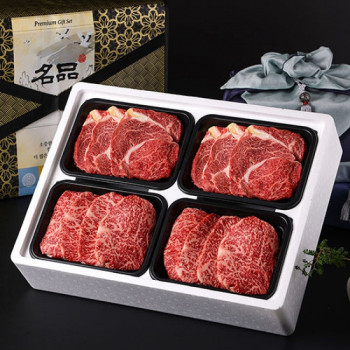 [25추석][전북한우] 프리미엄 1++등급 등심채끝 혼합 2.0kg(등심 500g*2팩+채끝 500g*2팩)