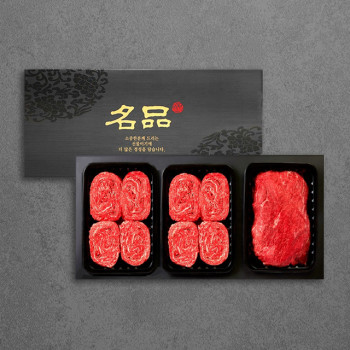 [폴비락한우] 1등급 숙성한우 선물세트 라이트 2호(불불국/1.2kg)