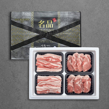 폴비락 1등급이상 한돈 선물세트 2호(삼삼목목/2kg)