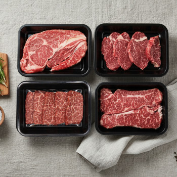 단군투뿔한우선물 4호등심400/살치살400/채끝400/안심400