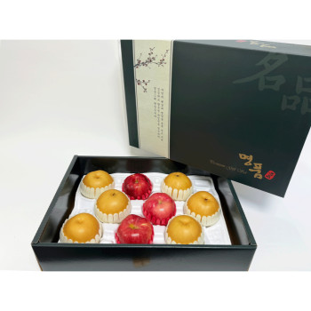 [추석선물세트] 실속 사과배 혼합 선물세트 4kg 중대과