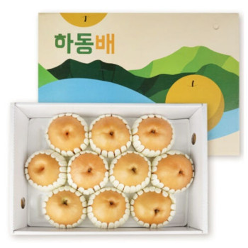 [GAP 인증] 명품 하동 배 꿀맛 햇배 가정용/선물세트 1.8kg~7.5kg