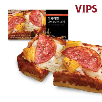 [빕스] 하와이안디트로이트피자 160g 2팩