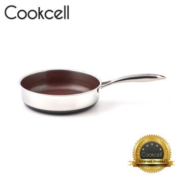 [Cookcell] 쿡셀 통3중 더블 세라믹 코팅 루비에디션 IH 소테팬 24cm