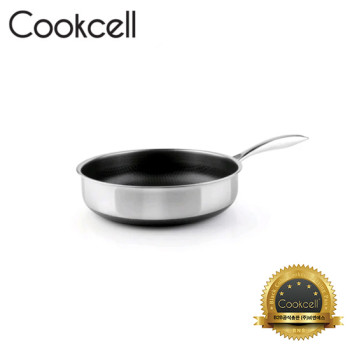 [Cookcell] 쿡셀 통3중 더블 세라믹 코팅 블랙에디션 IH 소테팬 24cm